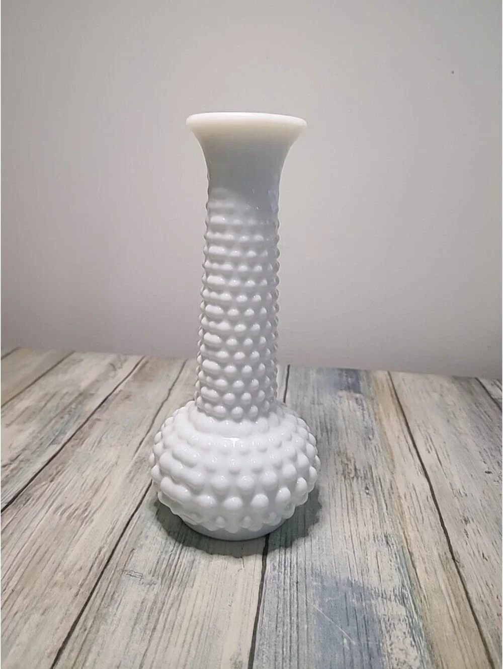 Vintage EO Brody Decorative Hobnail Bud Vase 8